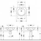 Duravit Darling New umywalka wisząca 65x54 cm 262165