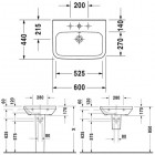 Duravit DuraStyle umywalka 60x44 cm