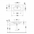 Duravit DuraStyle umywalka 78,5x40 cm