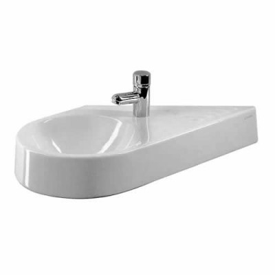 Duravit Architec umywalka 64,5x41 cm bez przelewu komora z lewej strony 07646500001