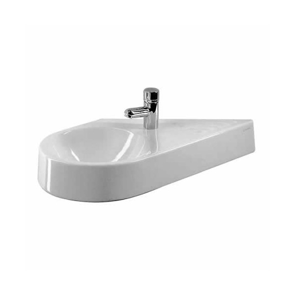 Duravit Architec umywalka 64,5x41 cm bez przelewu komora z lewej strony 07646500001