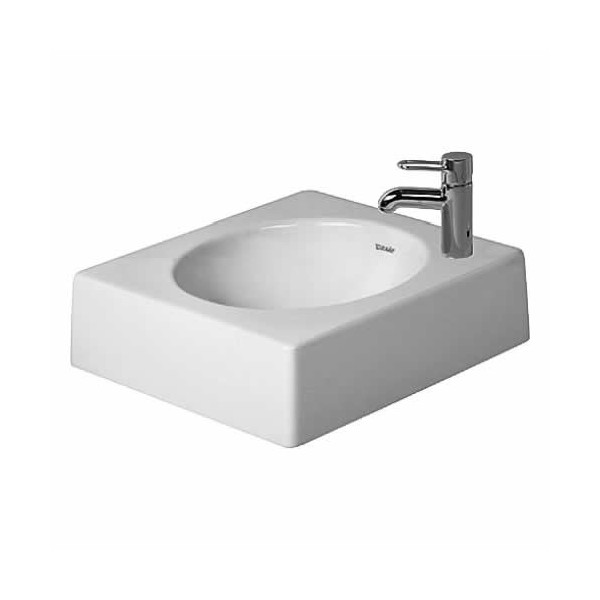 Duravit Architec umywalka nablatowa 450x450 mm otwór na baterię z prawej strony