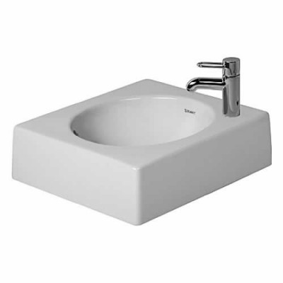 Duravit Architec umywalka nablatowa 420x420 mm otwór na baterię po lewej stronie