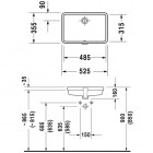 Duravit Vero umywalka 48x31 cm