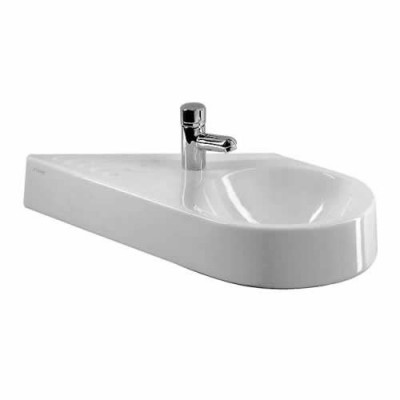 Duravit Architec umywalka 645x410 mm bez przelewu komora z prawej strony