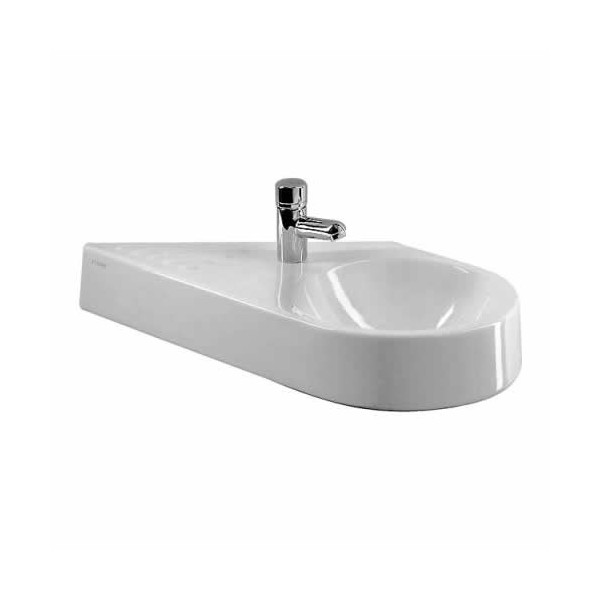 Duravit Architec umywalka 645x410 mm bez przelewu komora z prawej strony