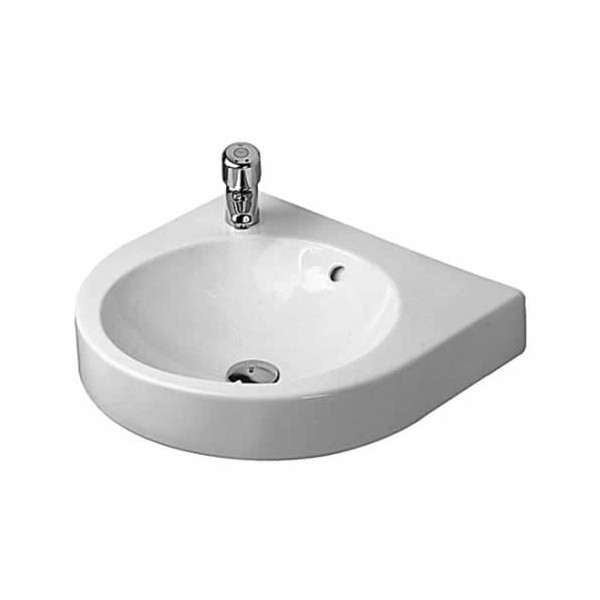Duravit Architec umywalka 575x520 mm z przelewem otwór na baterię z lewej strony