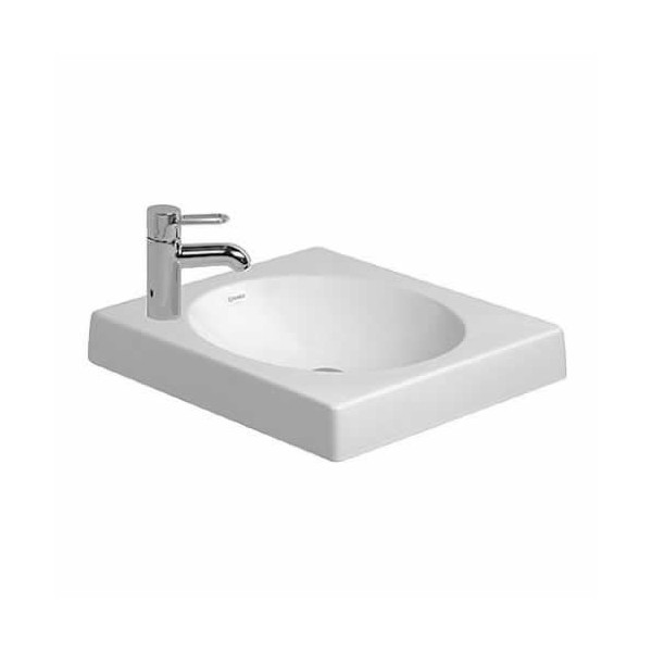 Duravit Architec umywalka nablatowa 500x500 mm otwór na baterię z lewej strony