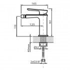 Vedo Otto bateria bidetowa VBO8002