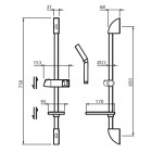 Vedo Otto kompletny zestaw prysznicowy VBO8224/20
