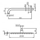 Vedo Otto kompletny zestaw prysznicowy VBO8224/30