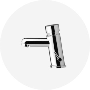 Baterie umywalkowe do toalet publicznych