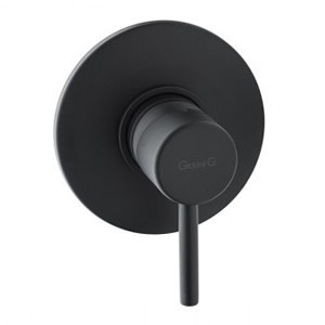 Czarne baterie prysznicowe podtynkowe