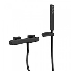 Czarne baterie prysznicowe