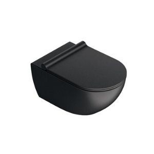 Czarne muszle klozetowe wiszące