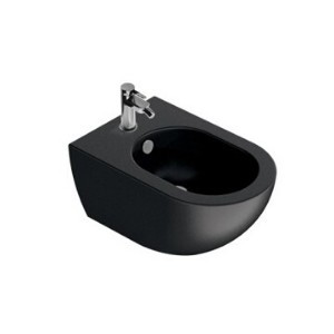 Czarne bidety wiszące (podwieszane)