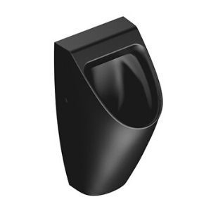 Czarne pisuary i akcesoria do pisuarów