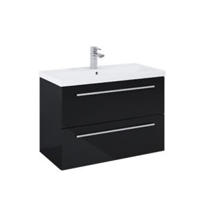 Czarne meble łazienkowe