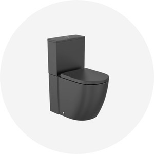 Czarne kompakty WC