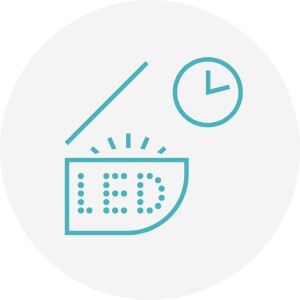 Status ukryty muszle myjące Toaleta myjąca - podświetlenie