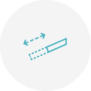 Status ukryty muszle myjące Toaleta myjąca - regulacja pozycji dyszy