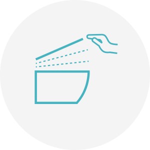 Status ukryty muszle myjące Toaleta myjąca - wolne opadanie