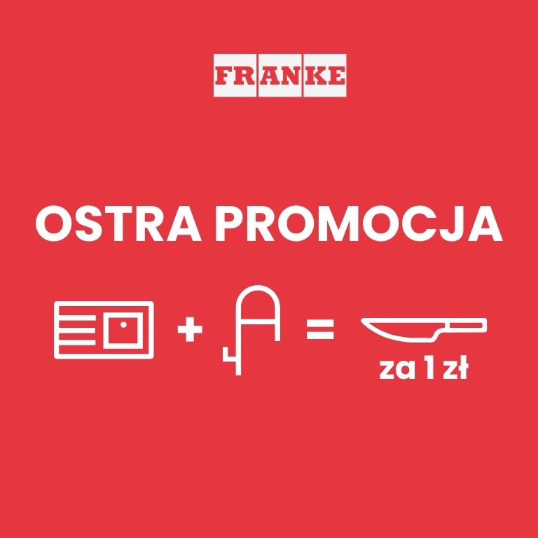 Ostra promocja zlewy