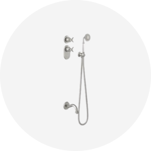 Zestawy prysznicowe do wanny retro