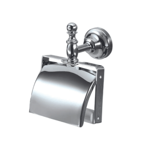 Uchwyty na papier toaletowy z klapką retro