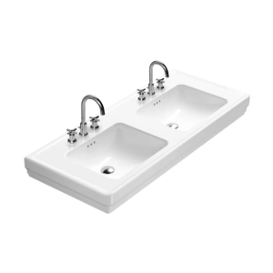 Umywalki łazienkowe podwójne retro