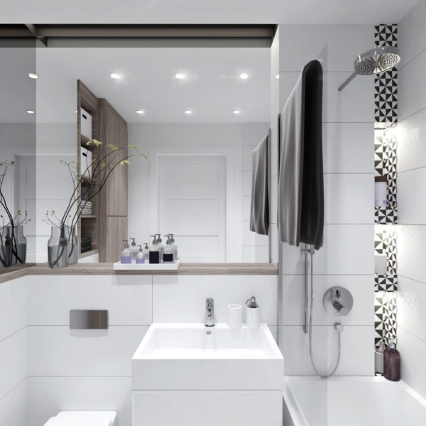 Jak optycznie powiększyć łazienkę o małym metrażu? 20 praktycznych porad