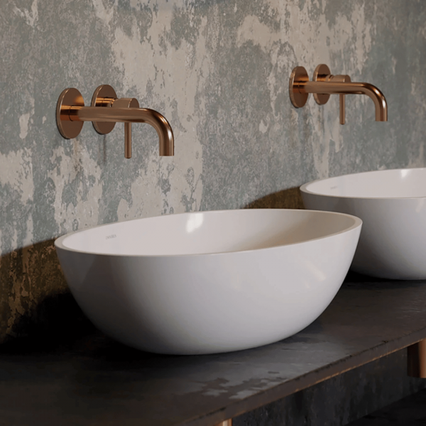 Aranżujemy: Miedź w łazience - armatura i inne dodatki 