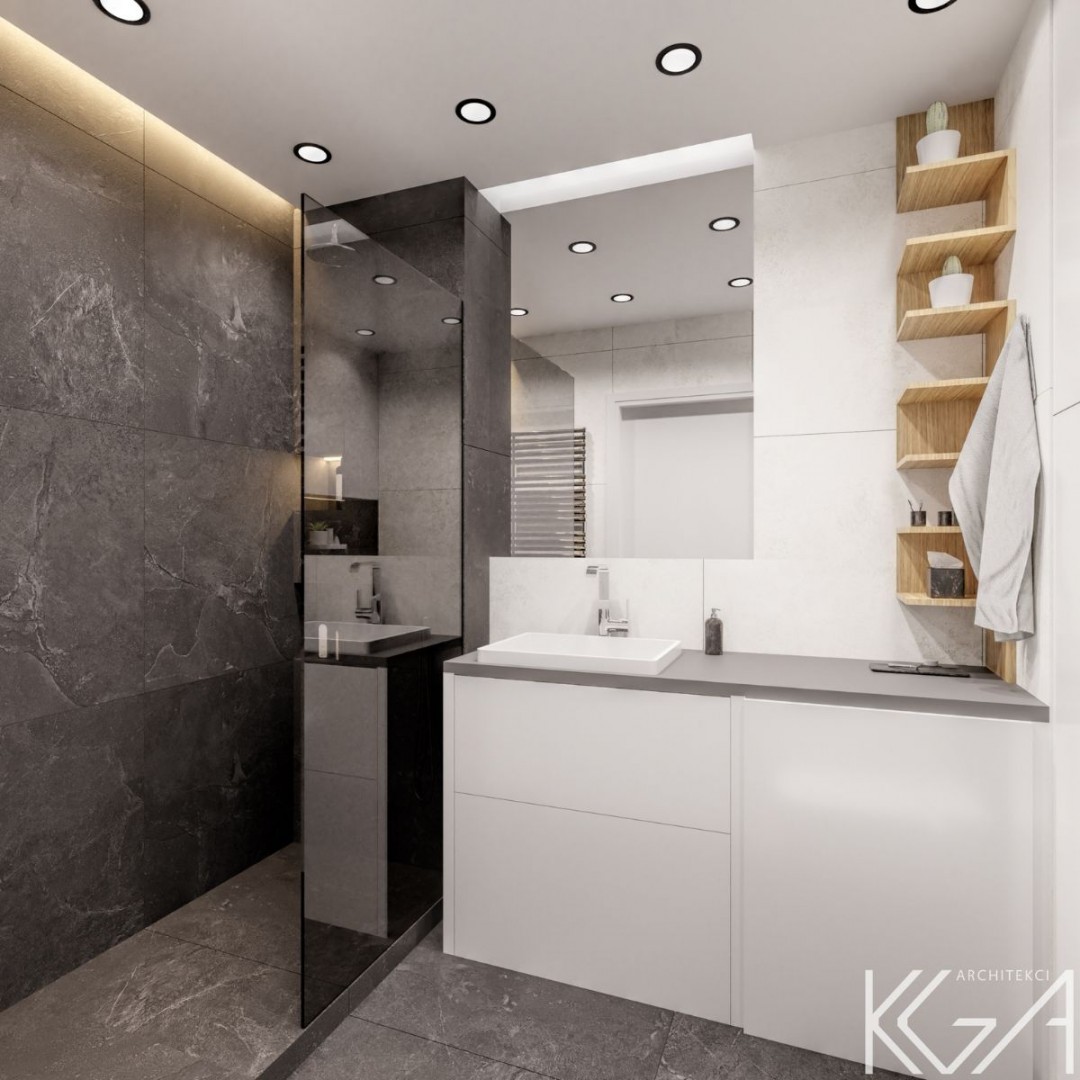 Czarno-biała łazienka!