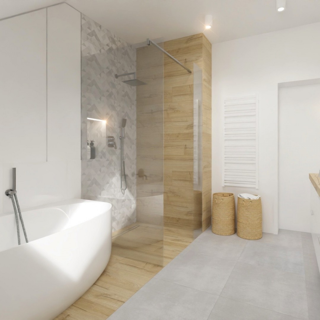 Nowoczesna łazienka na poddaszu!