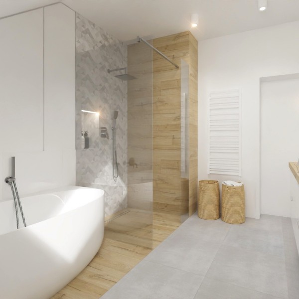 Nowoczesna łazienka na poddaszu!