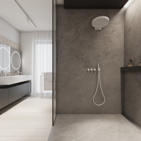 Łazienka otwarta na sypialnię!