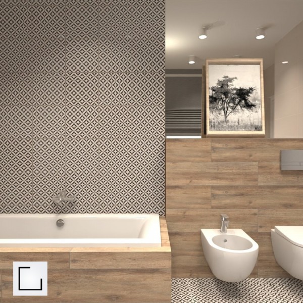 Duża łazienka ze stelażem podtynkowym do WC!