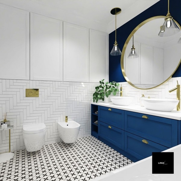 Projekt kuchni i łazienki w domu jednorodzinnym!