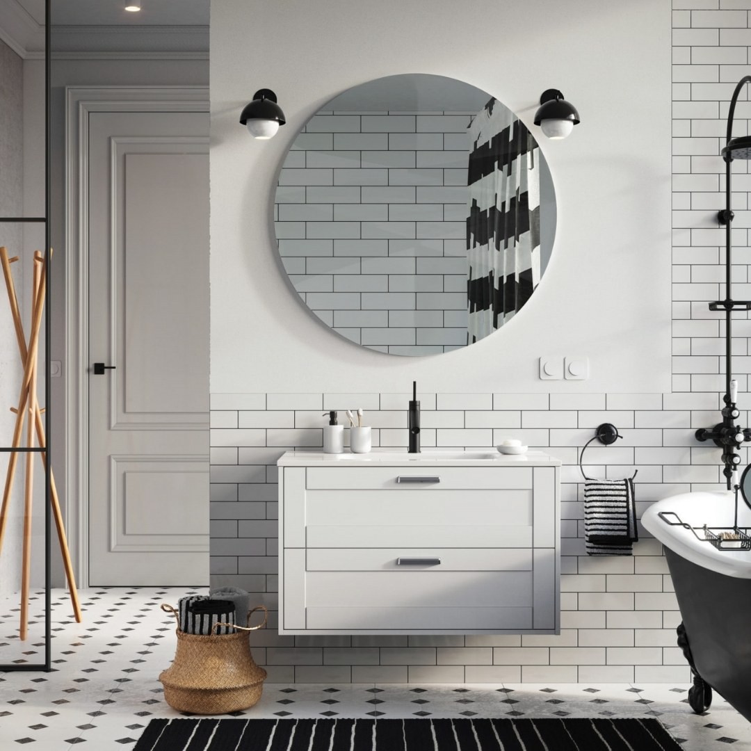 Nowoczesna łazienka z meblami łazienkowymi Elita Meble Inge New!