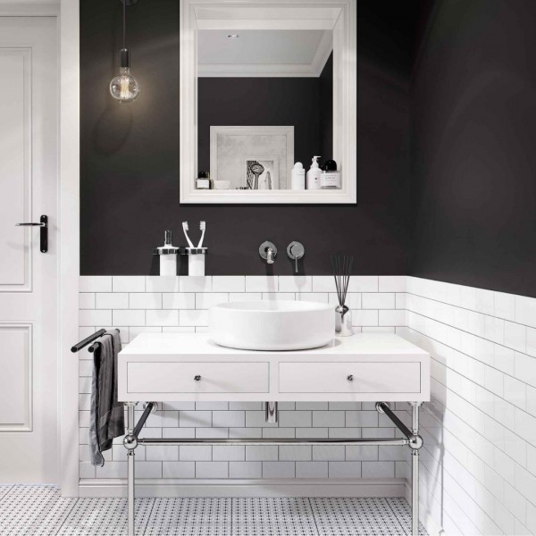 Łazienka retro z armaturą Kludi Bozz!