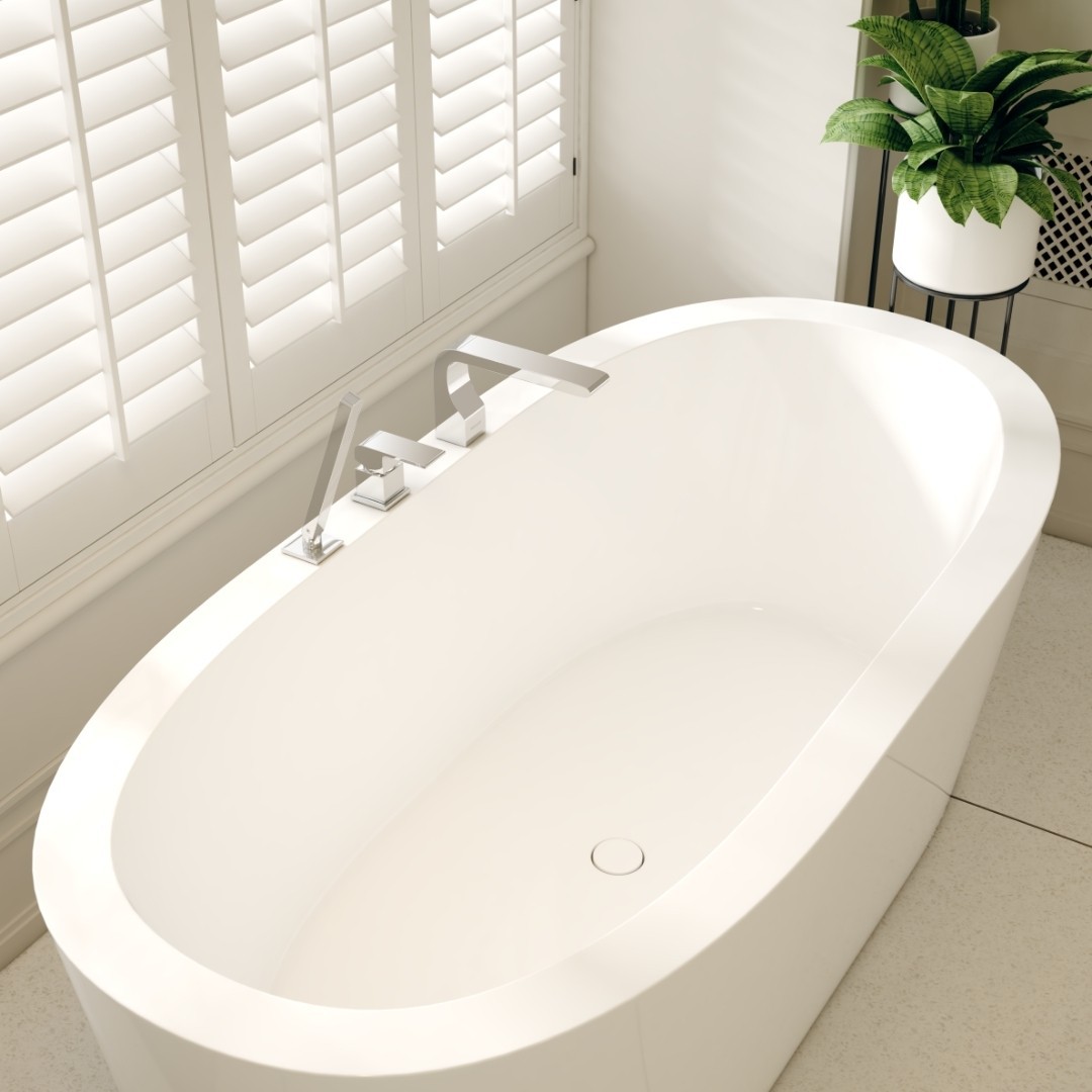 Inspiracje łazienkowe z chromowymi bateriami Kohlman Saxo!