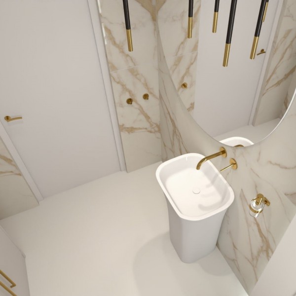 Jasna toaleta z pralnią i kotłownią!