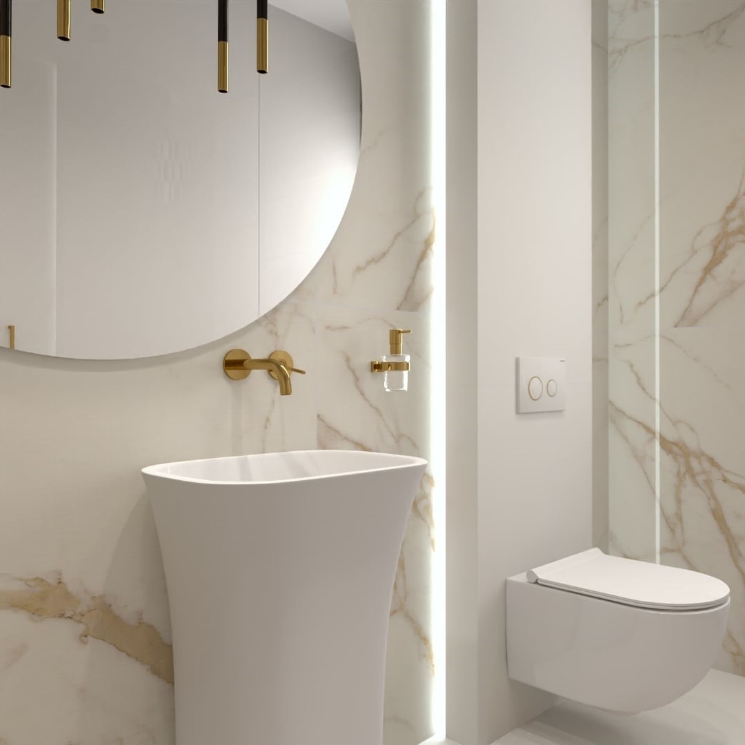 Jasna toaleta z pralnią i kotłownią!