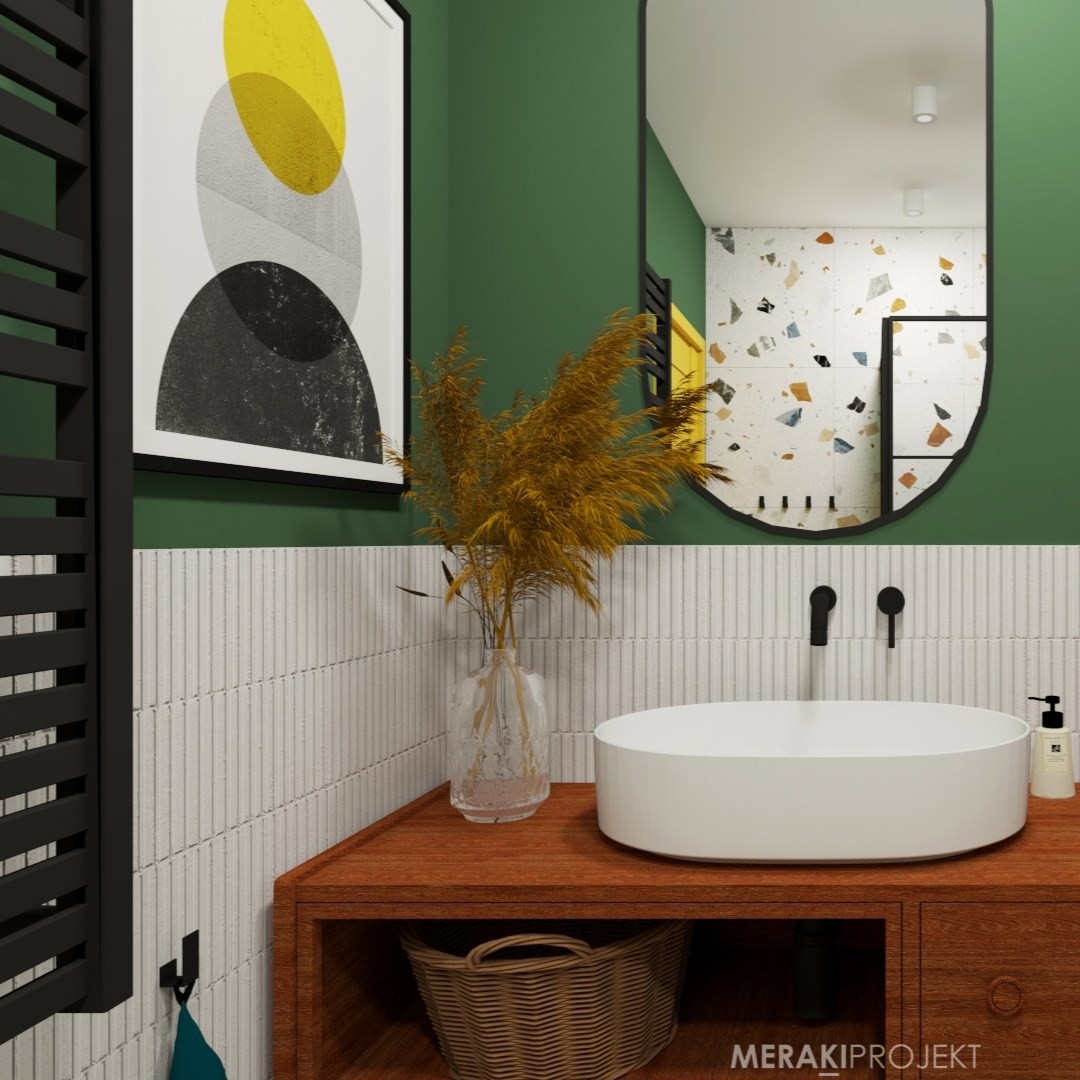 Mała łazienka w stylu New Vintage!