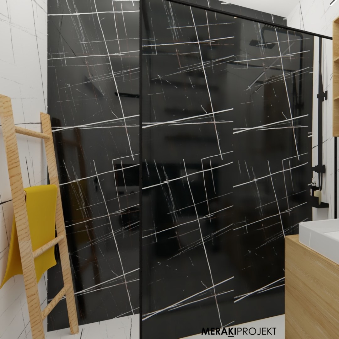 Kabina walk-in w małej łazience!