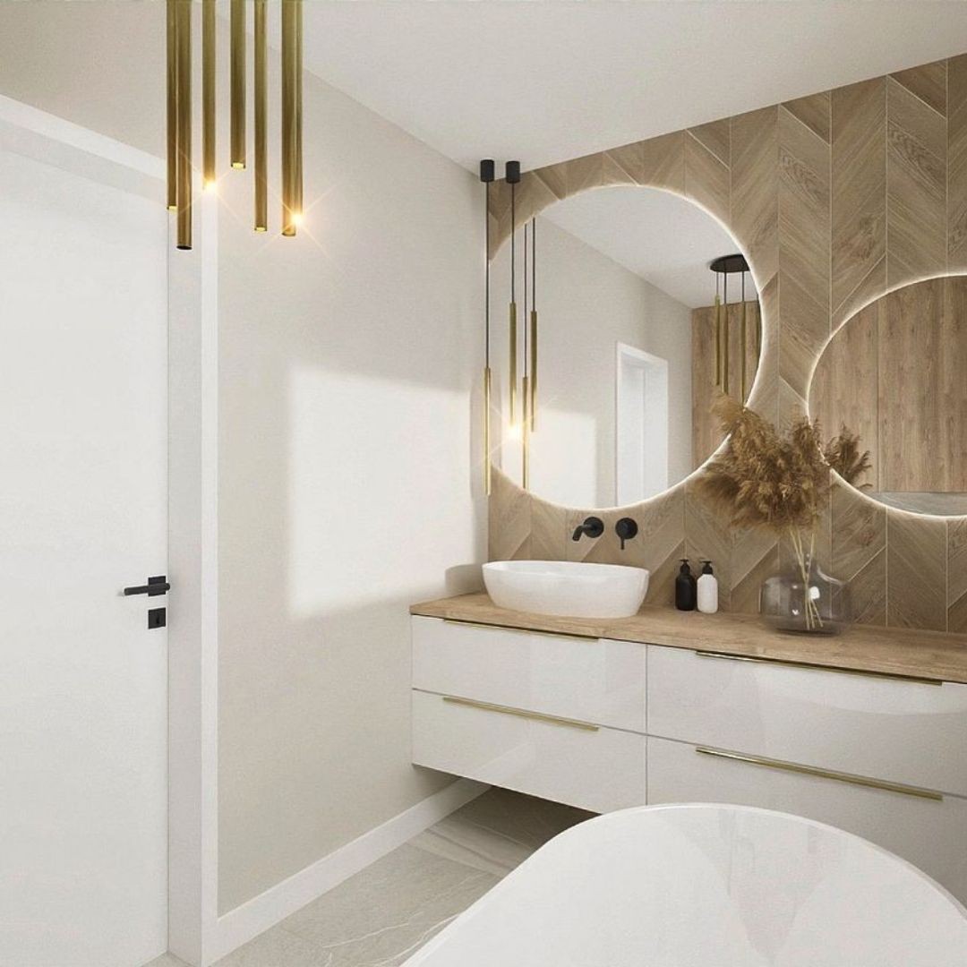 Łazienka w stylu Skandi Boho!