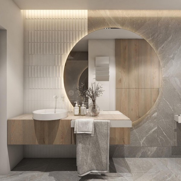 Projekt nowoczesnej łazienki z prysznicem!