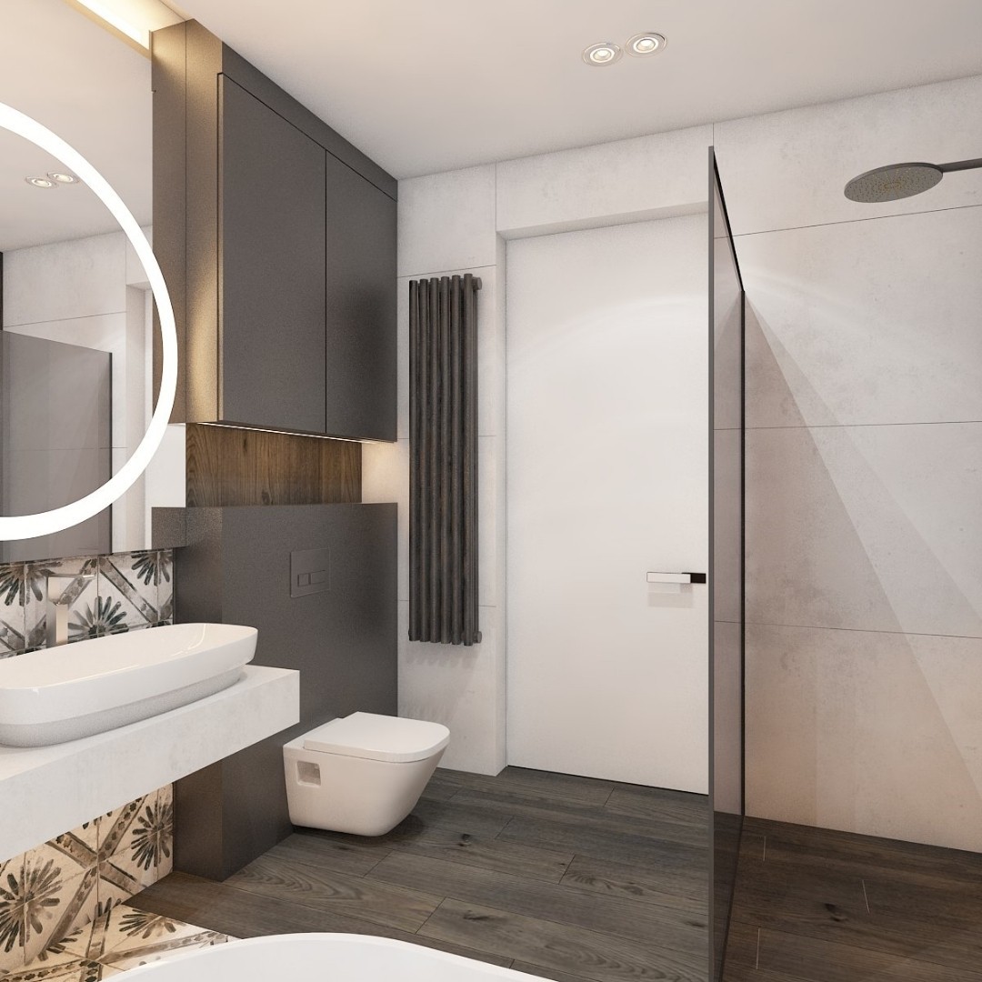 Łazienka z płytkami w stylu retro!