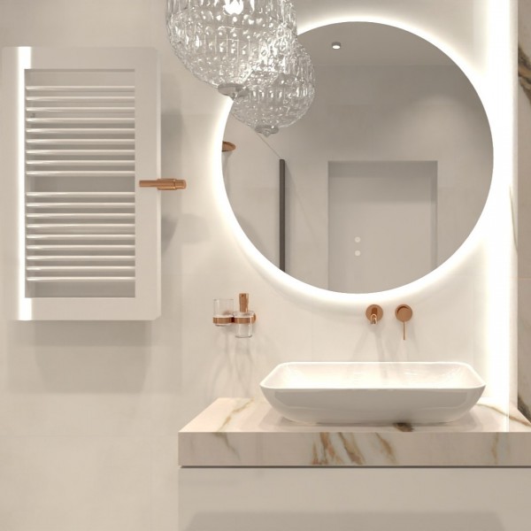 Nowoczesna łazienka w stylu glamour!