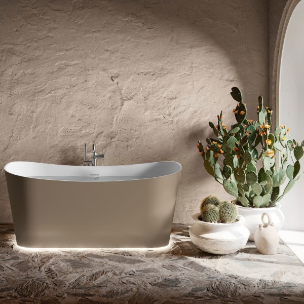 Kolorowa wanna wolnostojąca w łazience - Novellini Ship!